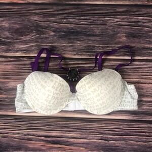 NUYU KSU Kansas State University Wildcats NEW Womens Bra Tailgating Size 36C